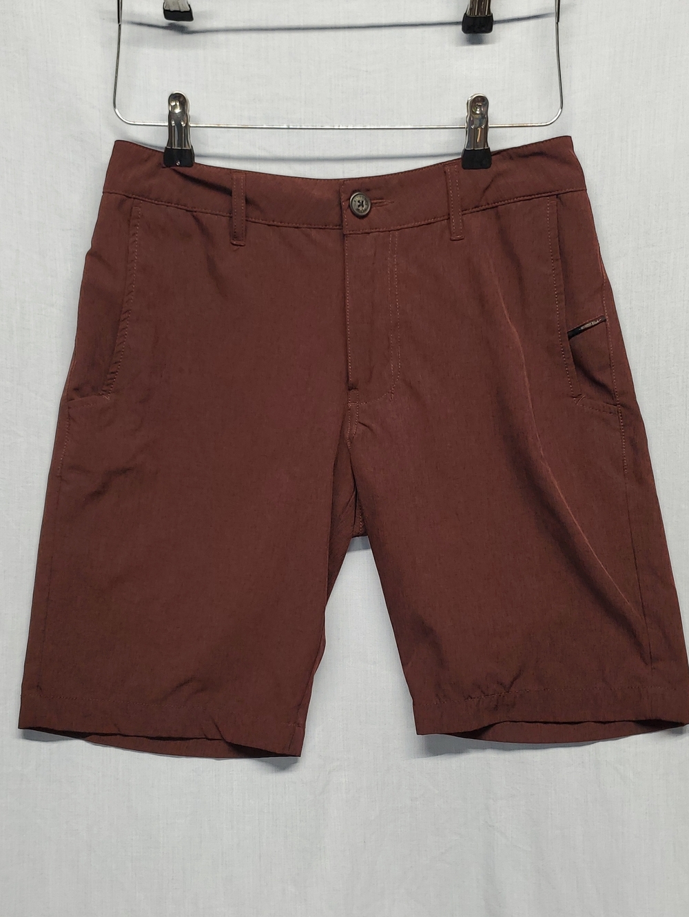 Men's Hybrid Shorts - Rust Brown